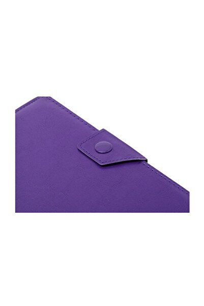 MRG Tablet Case M-90, 7 Inch Model X, Purple, Folder Type, 4 Clips Attachment