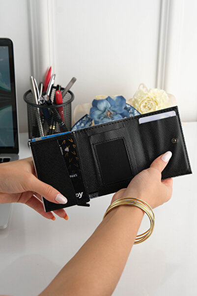 Blatoune Polo Unisex Denim Leather Wallet – Premium Quality Aluminum Mechanism, Card Holder for Women & Men