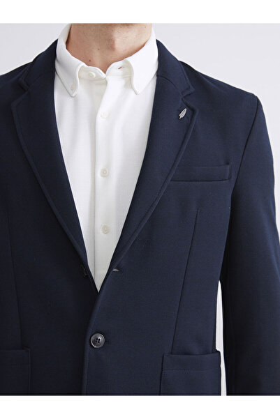 LC Waikiki Стандартний синій чоловічий блейзер