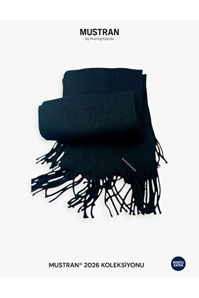 Mustran Πλεκτό κασκόλ με απαλή υφή |   Κομψό κασκόλ με χειμωνιάτικο ζεστό πλεκτό μοντέλο Unisex