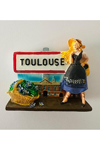 Magnetix Fransa Toulouse polyester magnet