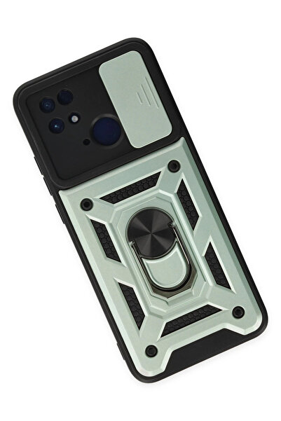 NewFace Sptrns Xiaomi Redmi 10C Case Pars Silicone with Lens Ring (173615) - Green