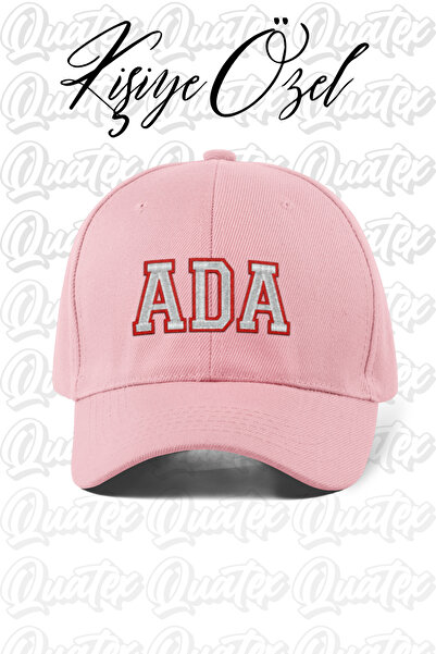 QUATEX [İSTEDİĞİNİZ İSMİ NAKIŞLA YAZIYORUZ] - Kişiye Özel Şapka - Pembe %100 ...