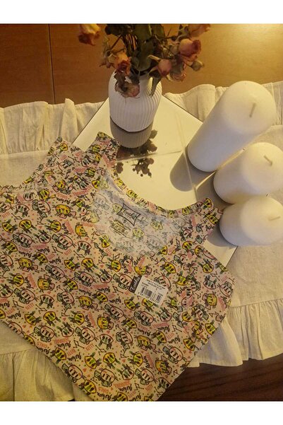 Tutku Patterned Thick Strap Single Tank Top