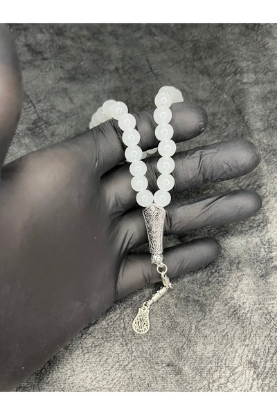 Mos Tespih Orange Beads Natural Stone Misinali Prayer Beads