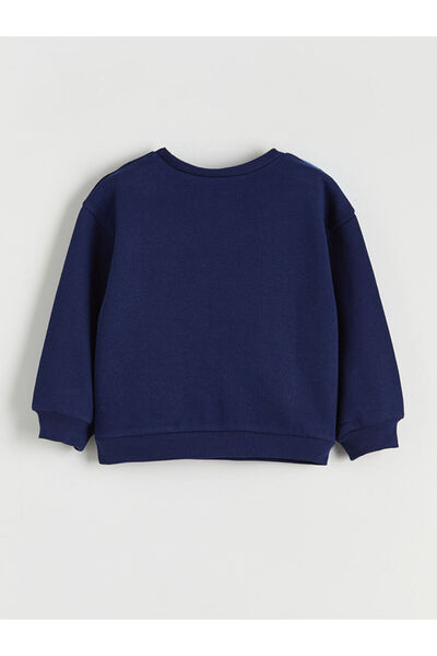 LC Waikiki Crew Neck Stitch Printed Girls' Sweatshirt and Leggings