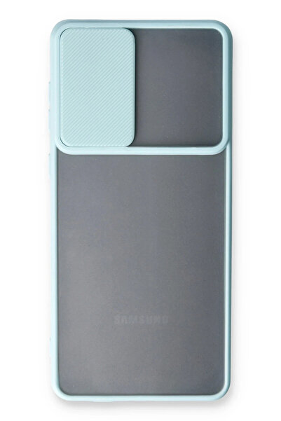 NewFace Sptrns Samsung Galaxy A53 5g Case Palm Frosted Camera Sliding Silicone (174241) - Turquoise
