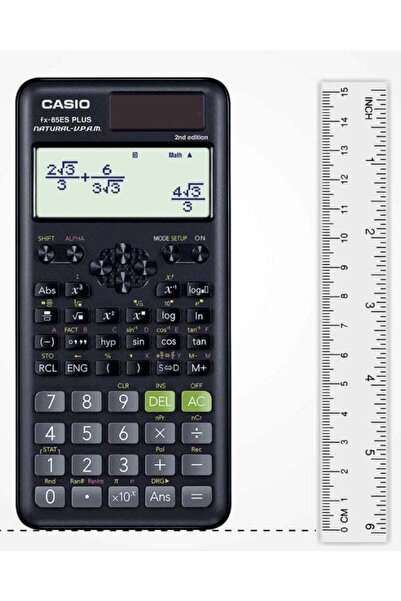Casio آلة حاسبة علمية وظيفية FX-82ESPLUS-2 الإصدار الثاني متعددة الألوان
