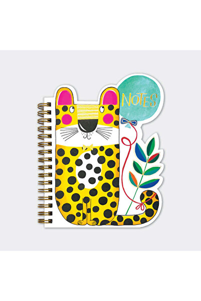 Rachel Ellen Design Ρέιτσελ Έλεν - Σημειωματάριο με σύρμα σε σχήμα λεοπάρδαλη...