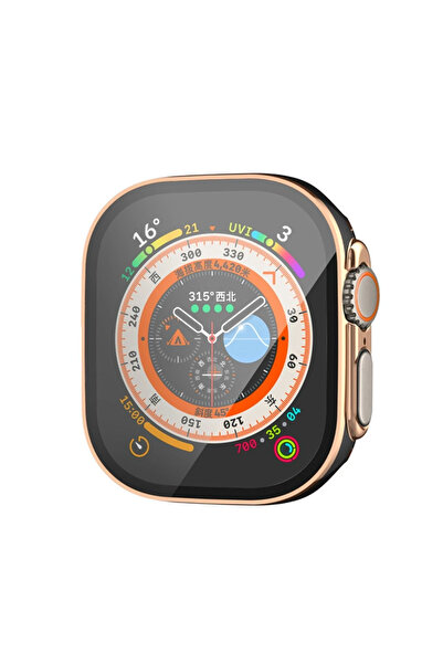 NewFace Sptrns Apple Watch Ultra 49mm Legend Glass Case Screen Protector (174319) - Black-Gold