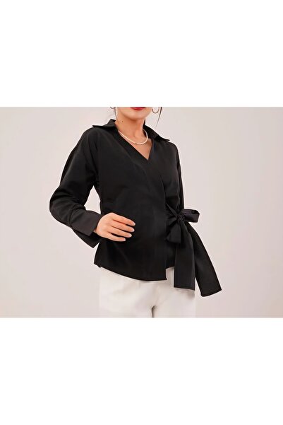 Noa Noa Lacing Detail Long Sleeve Shirt