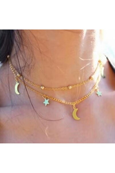 derokas Stainless Steel Trend Exquisite Stylish Design Women Charm Necklace