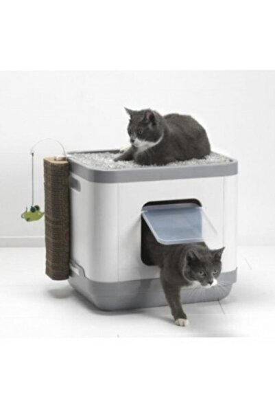Moderna Cat Concept With Cushion & Scratch - C802 (Grey)