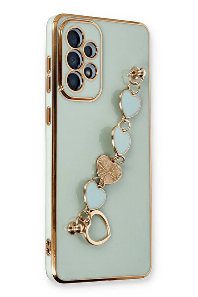 NewFace حافظة سامسونج جالاكسي A53 5G من سيليكون إيسيلا - (174317) أخضر مائي