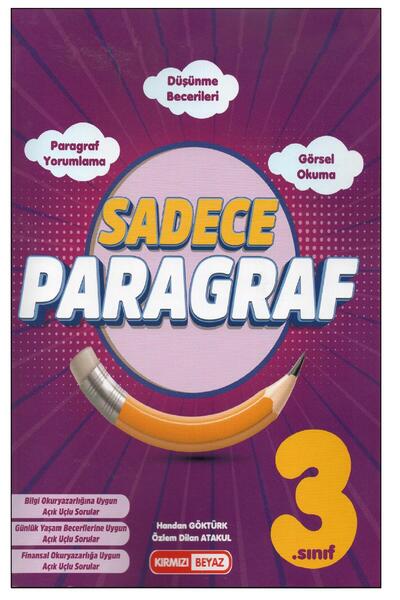Kırmızı Beyaz Yayınları Kırmızı Beyaz 3. Sınıf Sadece Paragraf