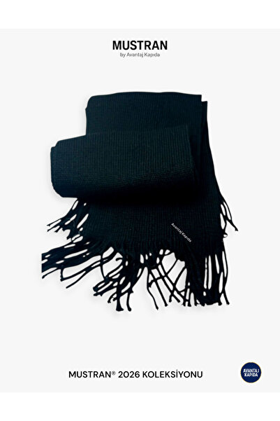 Mustran Πλεκτό κασκόλ με απαλή υφή |   Κομψό κασκόλ με χειμωνιάτικο ζεστό πλεκτό μοντέλο Unisex