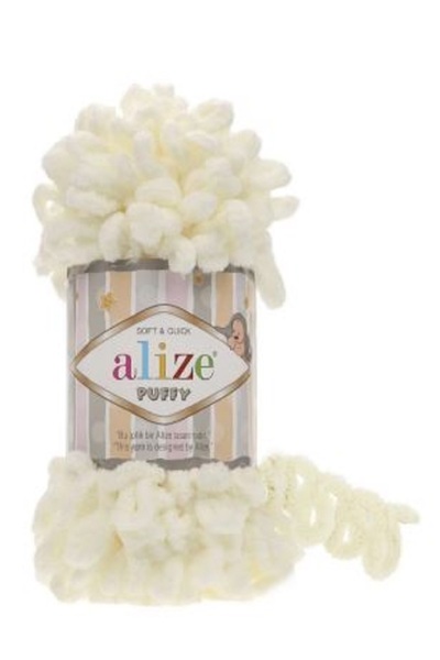 Alize Puffy Cream 1 Piece Colar: 62