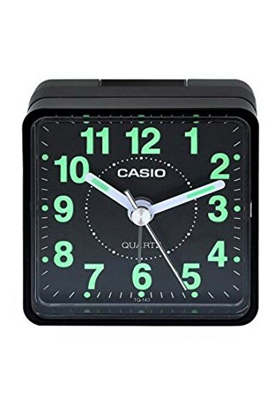 Casio Analog Alarm Desk Clock Black/Green/White