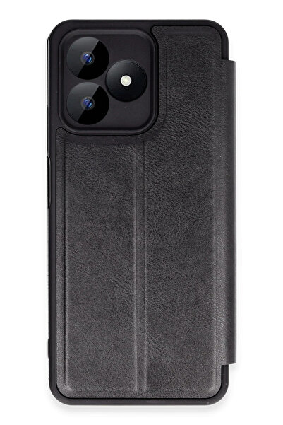 NewFace غطاء حماية قابل للطي لهاتف ريلمي نوت 50 الجيل الرابع (174704) - أسود