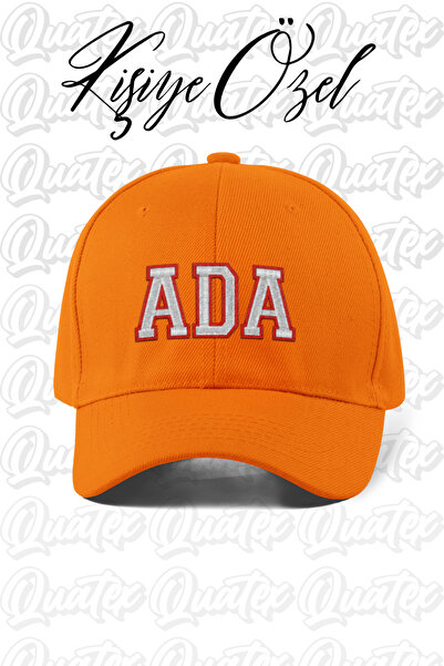 QUATEX [İSTEDİĞİNİZ İSMİ NAKIŞLA YAZIYORUZ] - Kişiye Özel Şapka - Turuncu %10...