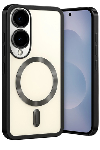 NewFace غطاء سامسونج جالاكسي إس 25 إيدج كروس ماجنيتيك سيف (173538) - أسود