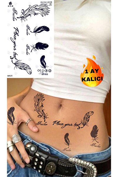 Mecit Tuhafiye 1 AY KALICI TÜY VE YAZI KOL BİLEK VÜCUT İÇİN GEÇİCİ DÖVME