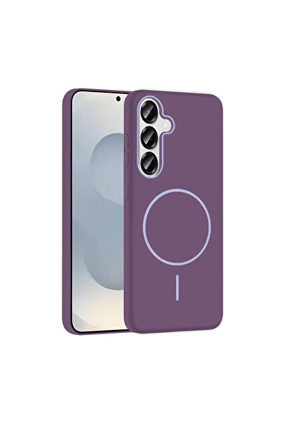 ceppark غطاء جوكي سامسونج جالاكسي S25 بروش ماجسيف - بنفسجي