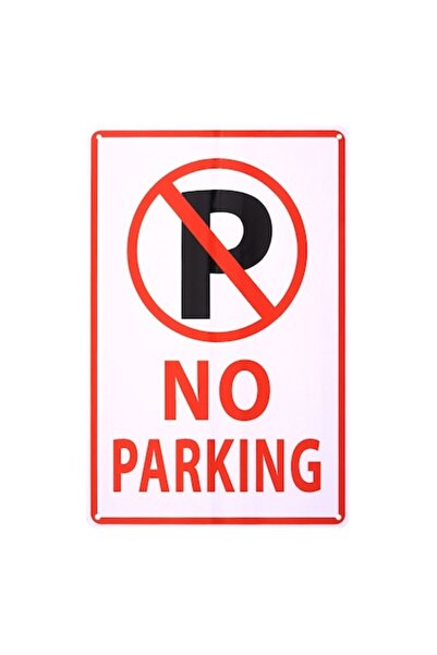 MYONNA IT & E- COMMERCE Plăcuță metalică indicator parcare interzisă 30x20 cm - MYONNA