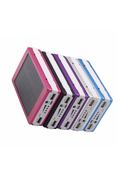 MRG Εξωτερική μπαταρία - Power Bank P-187, 20000mAh, ηλιακή φόρτιση, φακός 20 LED