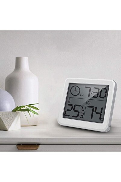 MRG Mini Weather Station M-365, For Indoors, Thermometer, Hygrometer, White
