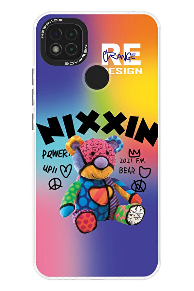 NewFace غطاء حماية لهاتف شاومي ريدمي 9C من إس بي تي آر إن إس بنمط إستوريل - إ...