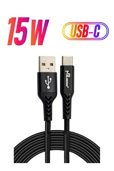 Milano كابل Mahali mpBLBERRI USB Type-C معدني بطول 1 متر | mpBLBERRI BLB-U326