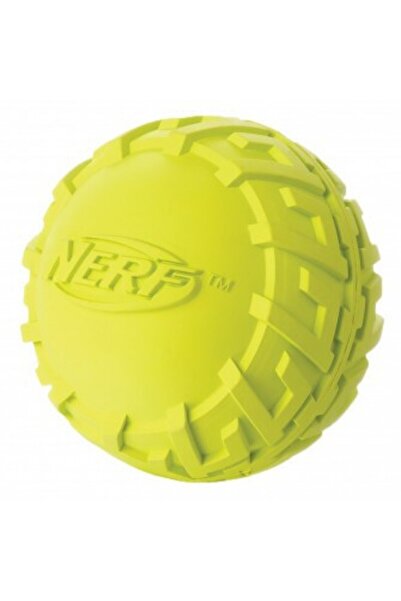 Nerf dog TIRE SQUEAK BALL GREEN/RED ( SMALL )