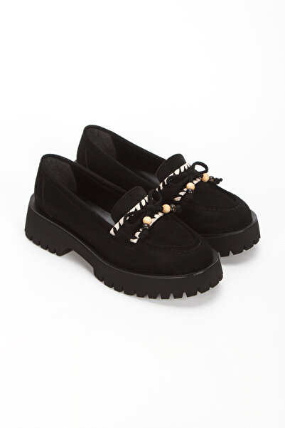 MFT AYAKKABI Women's Loafer Moccasin Casual Patterned Daily Shoes