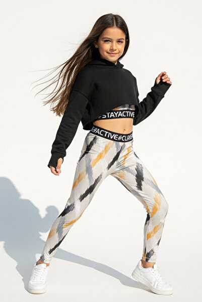 Colorinas Φούτερ με κουκούλα The Crop 3 Thread