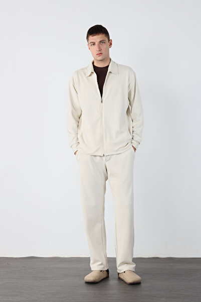 Mesfeno Oversized Zippered Ottoman Sweatshirt