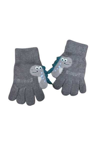Kitti Boy's Knitted Dinosaur Figure Gloves