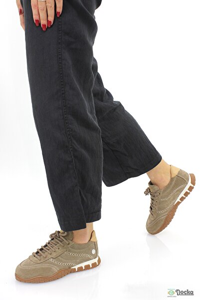 Mammamia Kadın Hakiki Deri Süet Ortopedik Spor Günlük Ayakkabı M26/KA3695