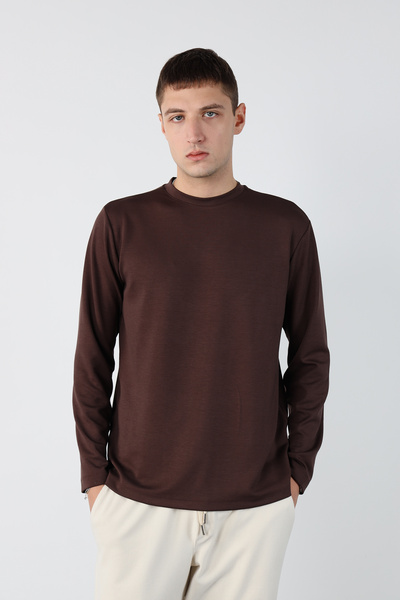 Mesfeno Regular Stretchy Modal Fabric Men's Sweatshirt