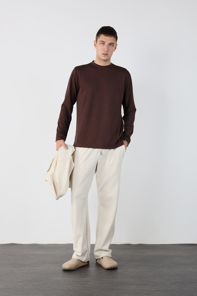 Mesfeno Regular Stretchy Modal Fabric Men's Sweatshirt