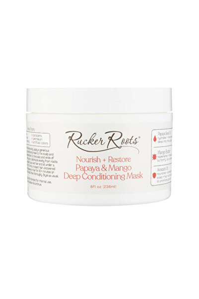STEM Rucker Roots Nourish + Restore Papaya & Mango Deep Conditioning Mask 8oz
