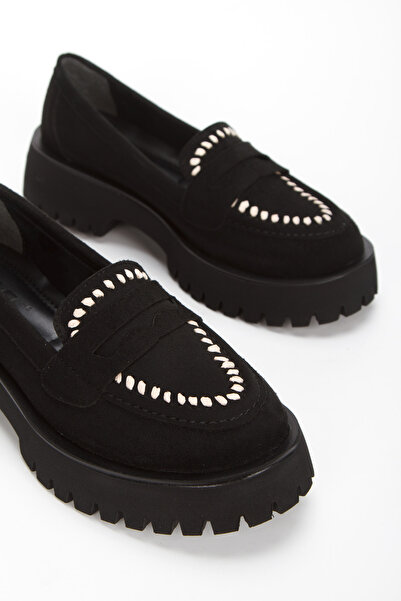 MFT AYAKKABI Women's Loafer Moccasin Casual Patterned Daily Shoes