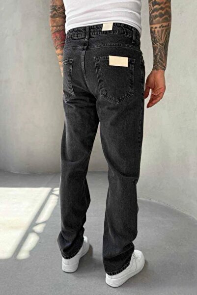 MADZEYMODA Men's Baggy Fit Smoked Denim Jean Trousers Ke-712