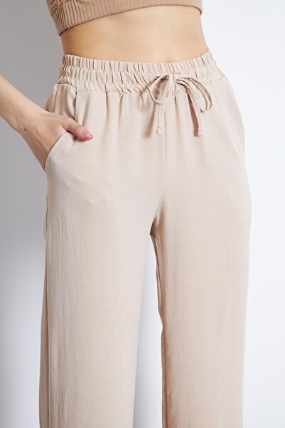 charamela Women's Elastic Waist Comfortable Fit Pants -