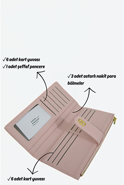 Mazel Design 659 Genuine Leather Quilted Pattern Imported Wallet - Stylish Women's Wallet with Zipper and Card Holder