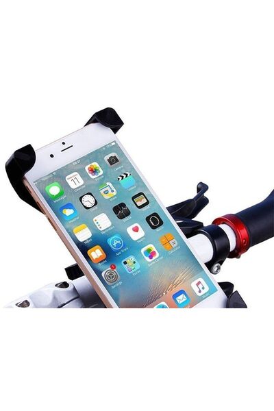 MRG Phone Holder L-CH01, For Bicycle, Adjustable, Black