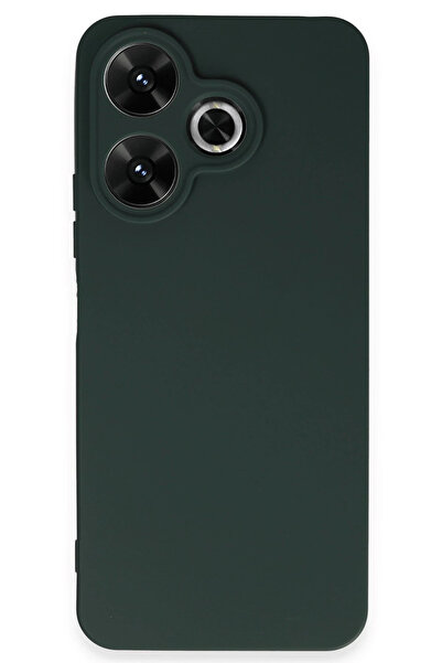 NewFace حافظة سيليكون أولى لهاتف شاومي ريدمي 13 4G - (183821) أخضر داكن