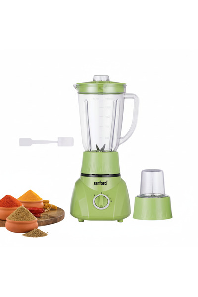 Sanford خلاط ومطحنة 2 في 1 من سانفورد لون أخضر