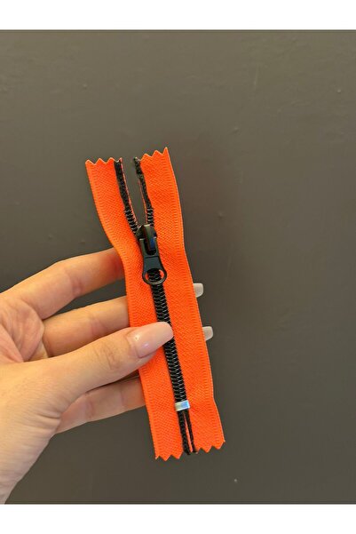 Gönülden Tasarım Фосфоресциращ цветен цип 14x3 cm оранжев