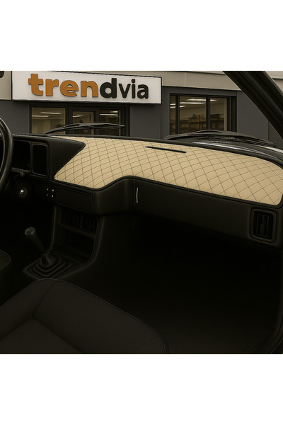 trivexa Tofaş Şahin Doğan Kartal Alçak Ön Göğüs Kapitone Torpido Örtüsü Bej –...